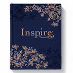 NLT Inspire Bible - Navy Hardcover