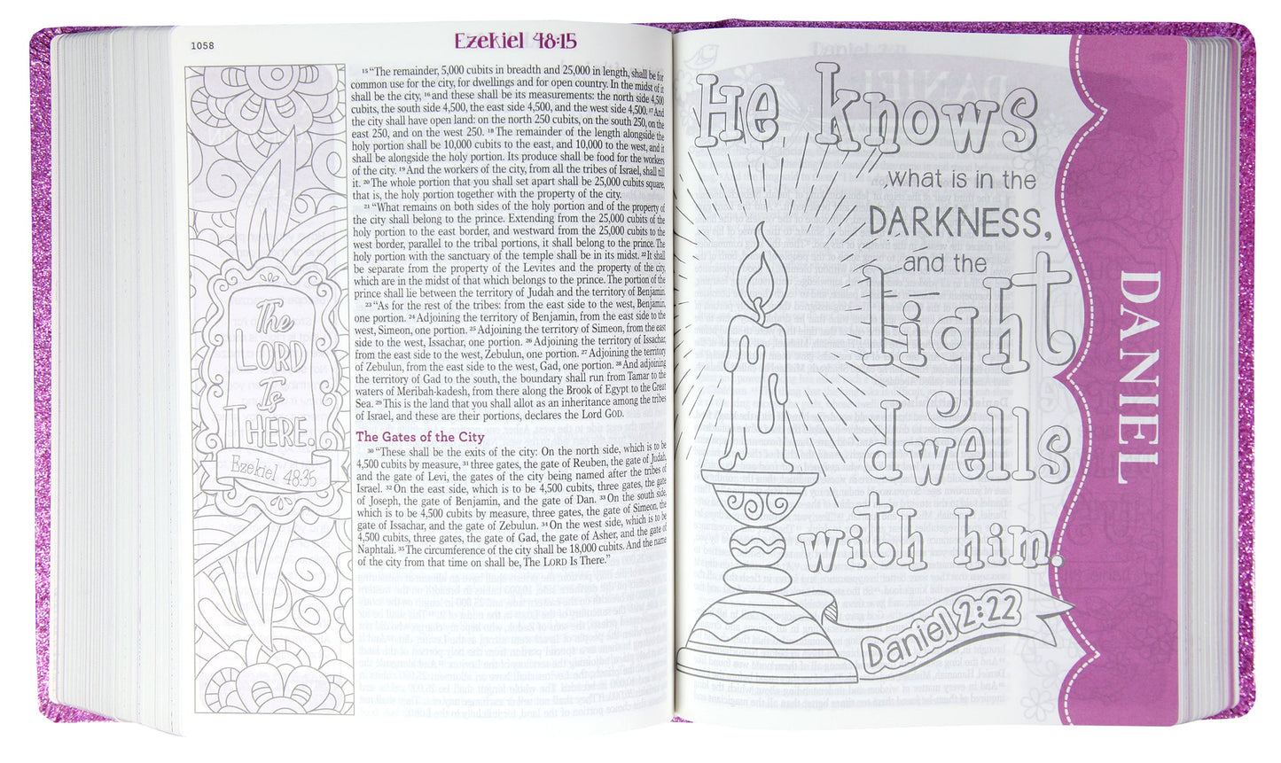 ESV My Creative Bible for Girls - Pink Salsa Hardcover