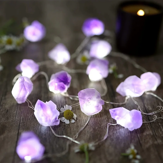 Amethyst Crystal Fairy Lights 💜✨