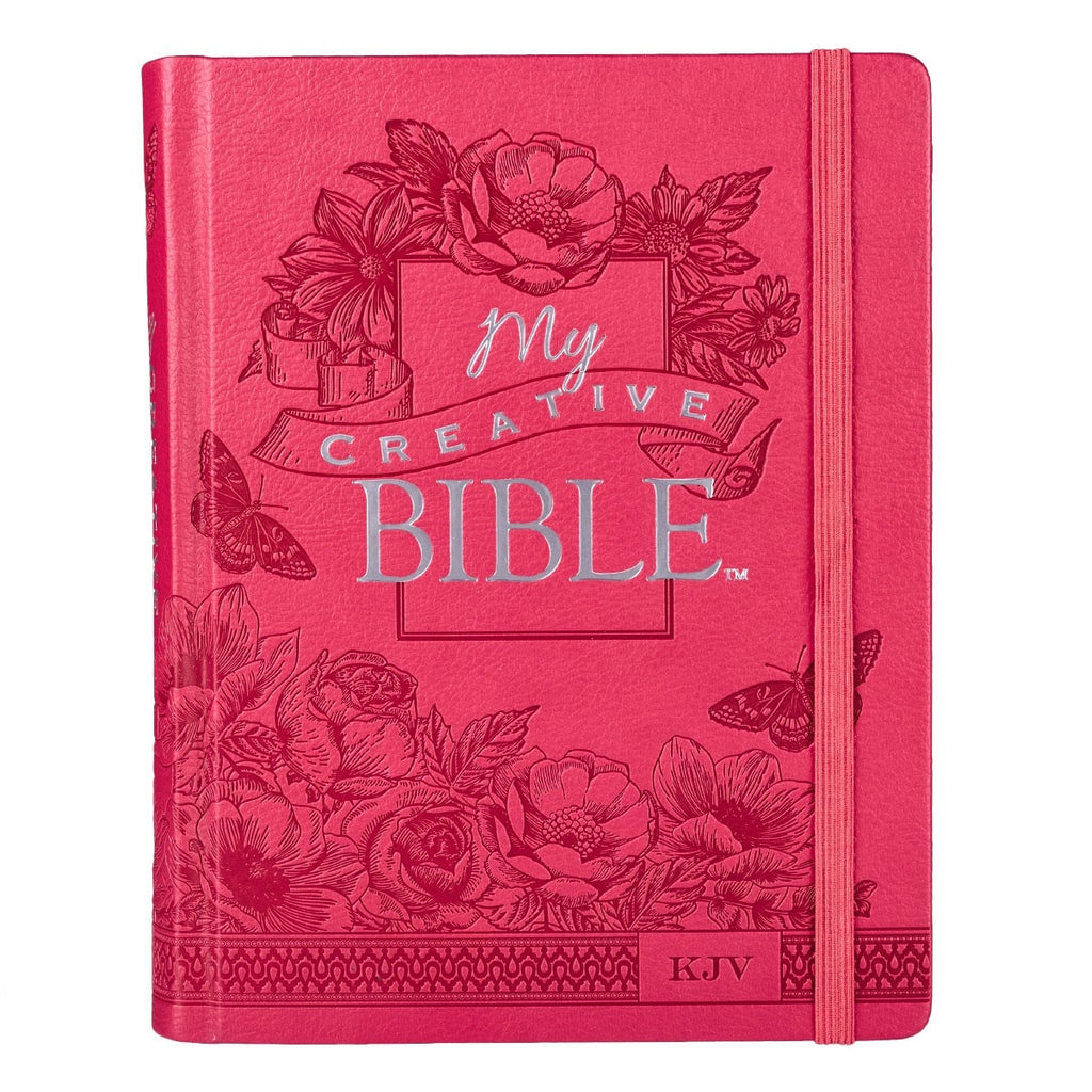 KJV My Creative Bible - Pink Faux Leather Hardcover