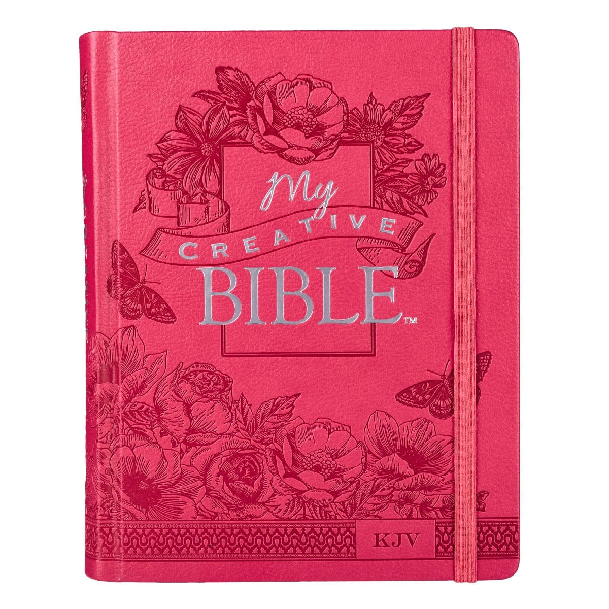 KJV My Creative Bible - Pink Faux Leather Hardcover