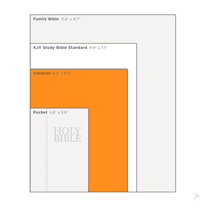 KJV My Creative Bible - Pink Faux Leather Hardcover
