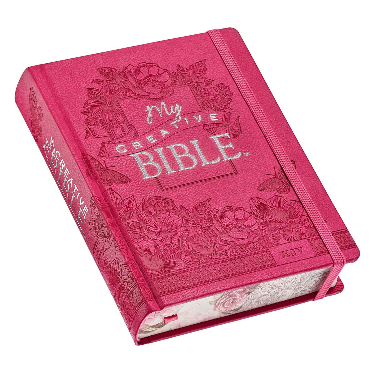 KJV My Creative Bible - Pink Faux Leather Hardcover