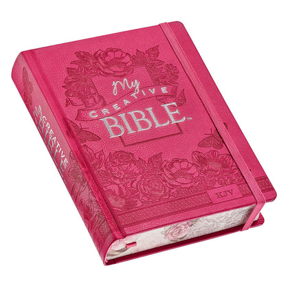 KJV My Creative Bible - Pink Faux Leather Hardcover