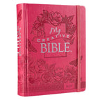 KJV My Creative Bible - Pink Faux Leather Hardcover