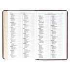 KJV Giant Print Bible - Dark Brown Faux Leather Flexcover