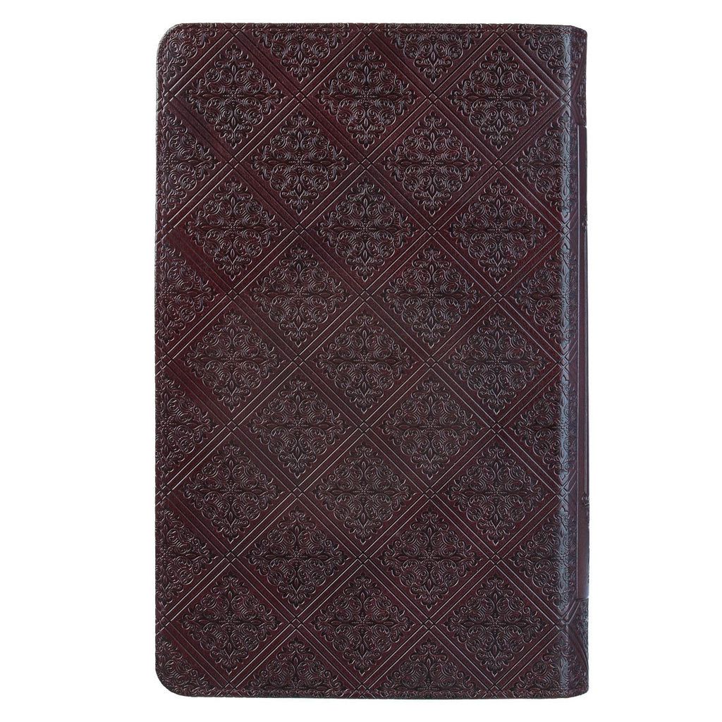 KJV Giant Print Bible - Dark Brown Faux Leather Flexcover