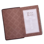 KJV Giant Print Bible - Dark Brown Faux Leather Flexcover