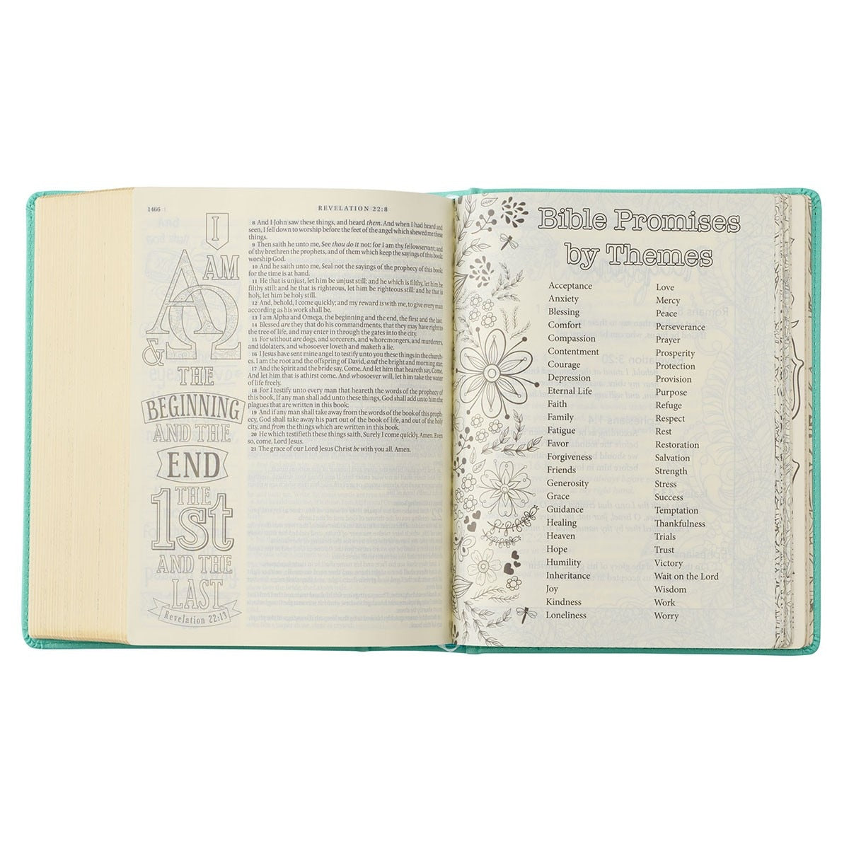 KJV My Promise Bible - Teal Faux Leather Hardcover