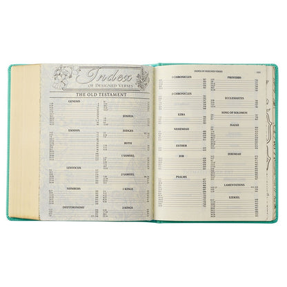 KJV My Promise Bible - Teal Faux Leather Hardcover