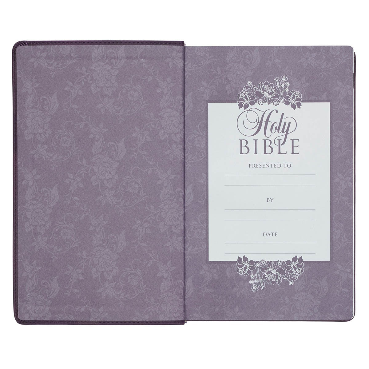 KJV Giant Print Bible - Purple Faux Leather Flexcover