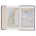 KJV Giant Print Bible - Purple Faux Leather Flexcover