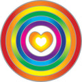 Rainbow Heart Sunseal
