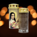 St Theresa LED Devotional Candle