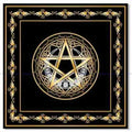 Pentacle Moon Altar Cloth